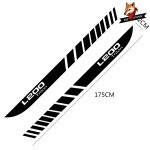 Car Accessories Customized Auto Sports DIY Vinyl Film Styling Decals Car Long Side Stripes Stickers for Mitsubishi L200 Triton